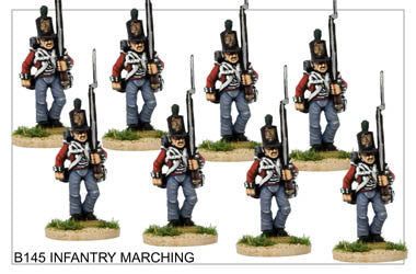 B145 Infantry Marching