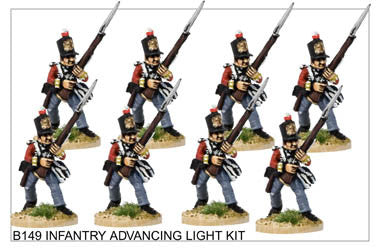 B149 Infantry in Light Kit Advancing