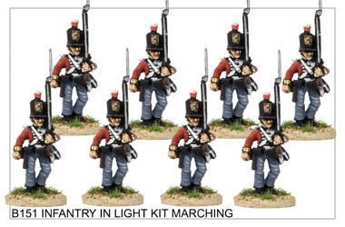B151 Infantry in Light Kit Marching