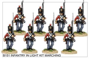 B151 Infantry in Light Kit Marching
