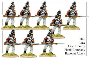 B046 Late Line Infantry Flank Company Bayonet Attack