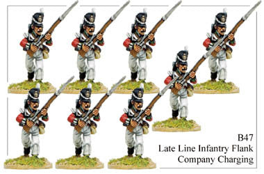 B047 Late Line Infantry Flank Company Charging