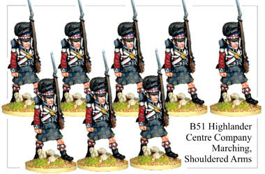 B051 Highlander Centre Company Marching