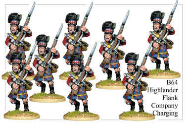 B064 Highlander Flank Company Charging