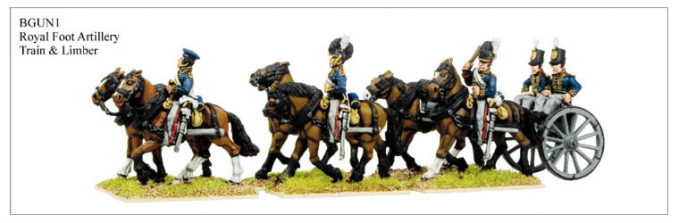 BG001 Royal Foot Artillery Train and Limber