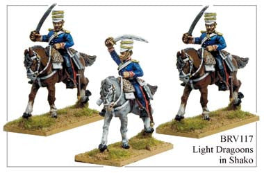 BRV117 Light Dragoons in Covered Shakos