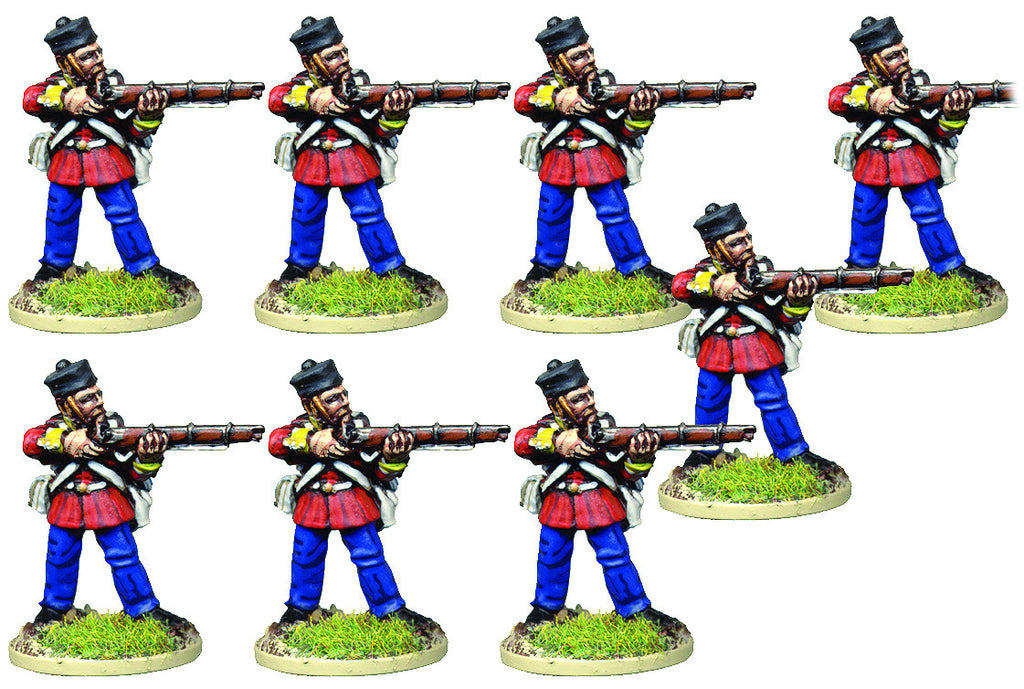 BRV213 British Infantry in Service Dress Firing