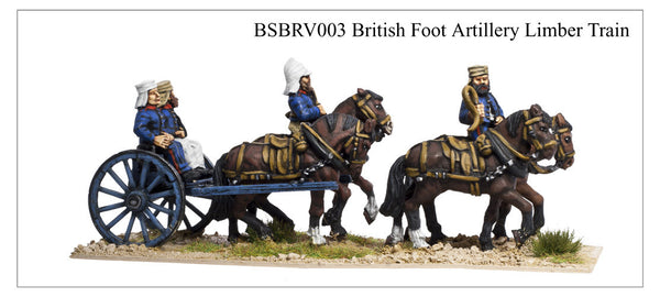 BSBRV003 British Foot Artillery Limber