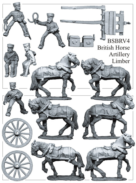 BSBRV004 British Horse Artillery Limber