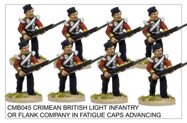 CMB045 Light Infantry or Flank Company in Fatigue Caps Advancing