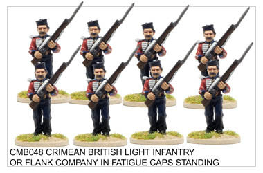 CMB048 Light Infantry or Flank Company in Fatigue Caps Standing