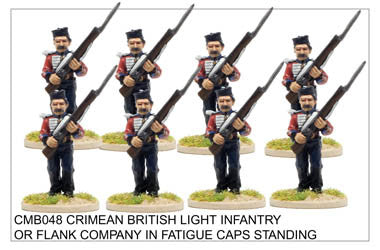 CMB048 Light Infantry or Flank Company in Fatigue Caps Standing