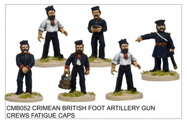 CMB052 Foot Artillery Crew in Fatigue Caps