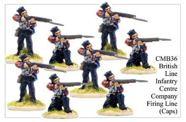 CMB036 Line Infantry in Fatigue Caps Firing