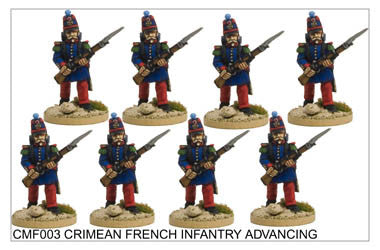 CMF003 French/Sardinian Infantry Advancing