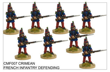 CMF007 French/Sardinian Infantry Defending – Wargames Foundry