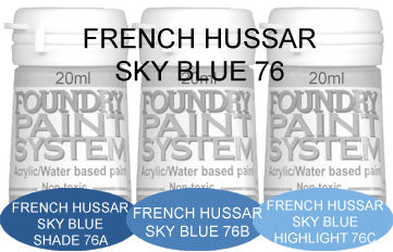 COL076 - French Hussar Sky Blue