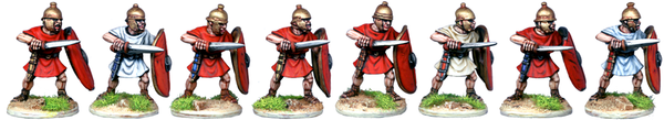 CR012 - Unarmoured Legionaries Attacking with Gladius, No Crest