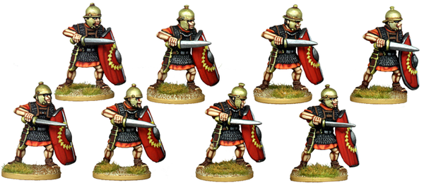 CR033 - Armoured Legionaries Attacking with Gladius, No Crest