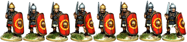 CR044 - Armoured Legionaries Advancing with Gladius, No Crest