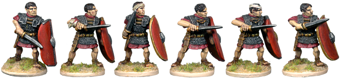 CR055 - Veteran Legionary Characters Attacking with Gladius