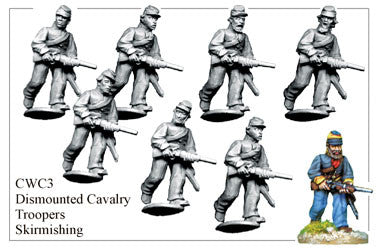 CWC003 Dismounted Cavalry Troopers Skirmishing