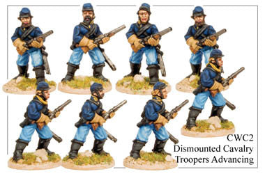 CWC002 Dismounted Cavalry Troopers Advancing