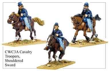 CWC003A Cavalry Troopers, Shouldered Sword