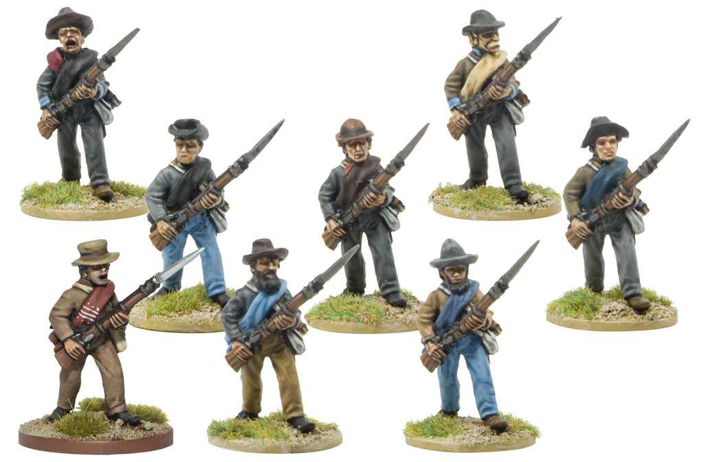 CWH001 Infantry in Hats and Shell Jackets Advancing