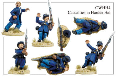 CWHH004 Infantry in Hardee Hats and Frock Coats Casualties