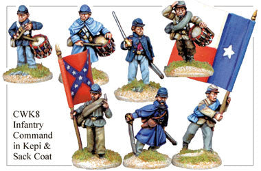 CWK008 Infantry in Kepi and Sack Coat Command