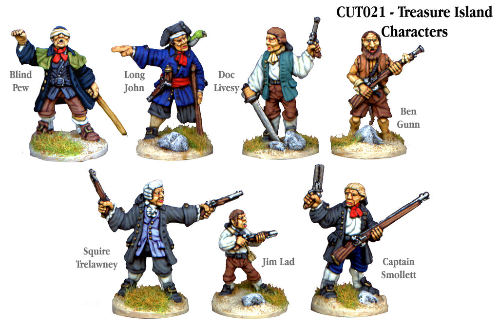 CUT021 - Treasure Island Characters