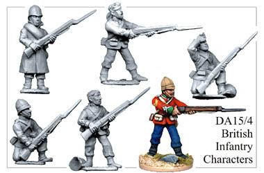 DA154 British Infantry Characters