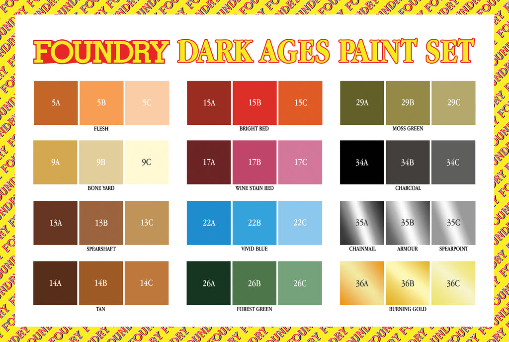 Dark Ages Paint Set - Vikings, Normans and Saxons