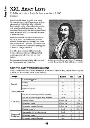 For King And Parliament - English Civil Wars Wargaming Rules