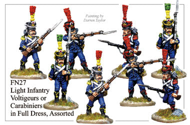 FN027 - Light Infantry Voltigeurs Or Carabiniers In Full Dress, Assorted