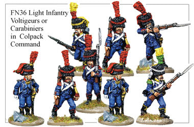 FN036 - Light Infantry Voltigeurs Or Carabiniers In Full Dress And Colpack