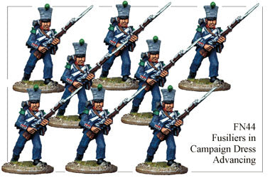 FN044 - Fusiliers In Campaign Dress Advancing