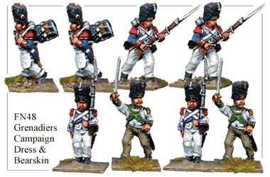 FN048 - Grenadiers In Campaign Dress And Bearskin Command