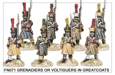 FN071 - Grenadiers Or Voltiguers In Greatcoats