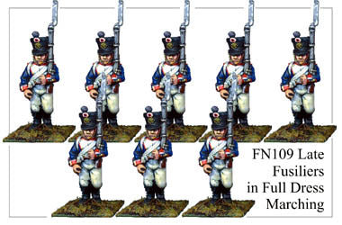 FN109 - Late Fusiliers In Full Dress Marching