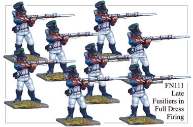 FN111 - Late Fusiliers In Full Dress Firing