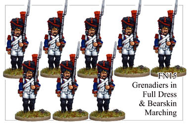 FN015 - Grenadiers In Full Dress And Bearskin Marching