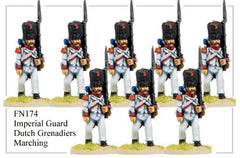 FN174 - Imperial Guard Dutch Grenadiers In Campaign Dress Marching