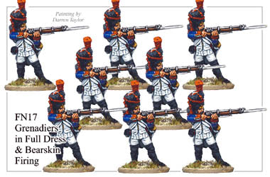 FN017 - Grenadiers In Full Dress And Bearskin Firing