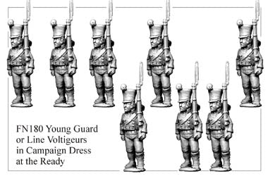FN180 - Young Guard Infantry In Campaign Dress Standing