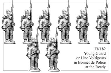 FN182 - Young Guard Infantry In Campaign Dress Standing