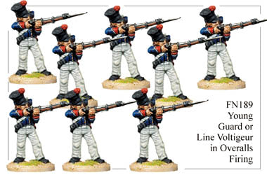 FN189 - Young Guard Infantry In Campaign Dress Firing
