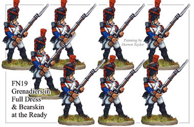 FN019 - Grenadiers In Full Dress And Bearskin Defending