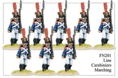 FN201 - Late Light Infantry Chasseurs Elite Company Carabineers Marching